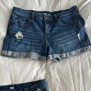 Old Navy Distressed Blue Jean Shorts